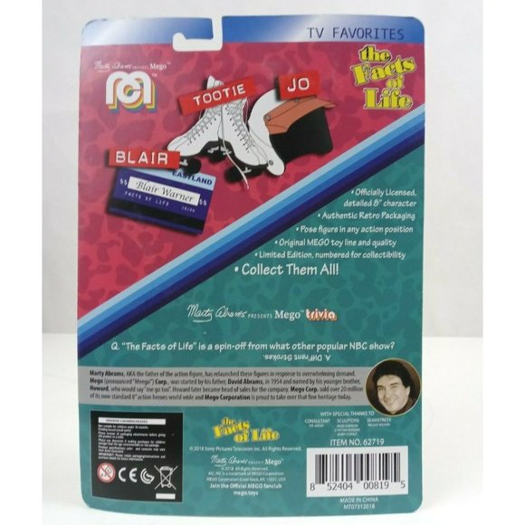 New Mego The Facts Of Life Jo Polniaczek  8'' Action Figure - Picture 2 of 5